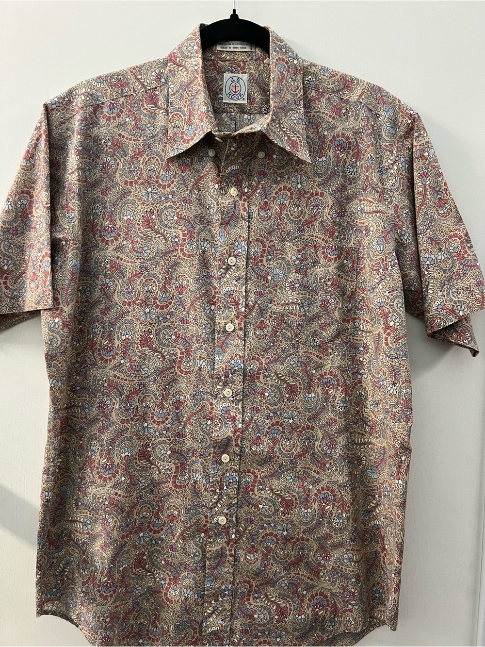 Classic Paisley Short-Sleeve Shirt - Multicolor by (J.G HOOK)